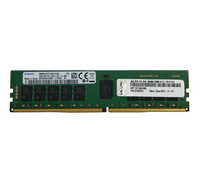 Lenovo ThinkSystem 16GB TruDDR5 4800MHz (1Rx8) RDIMM Lenovo ThinkSystem 16GB TruDDR5 4800MHz (1Rx8) RDIMM